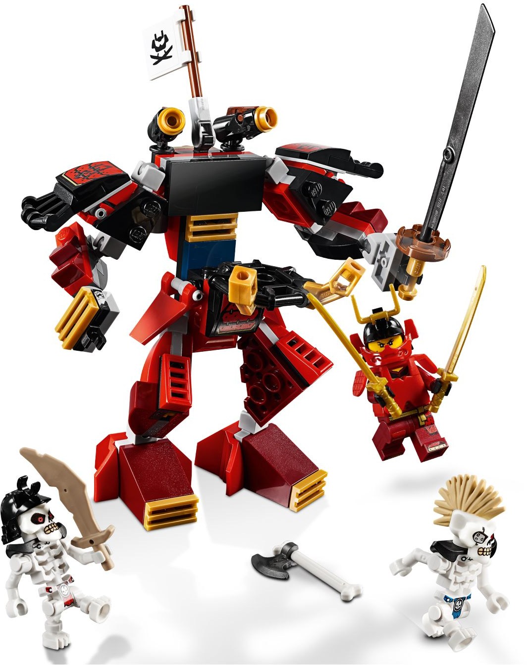 The Samurai Mech 70665 - góc nhìn khác của bộ LEGO