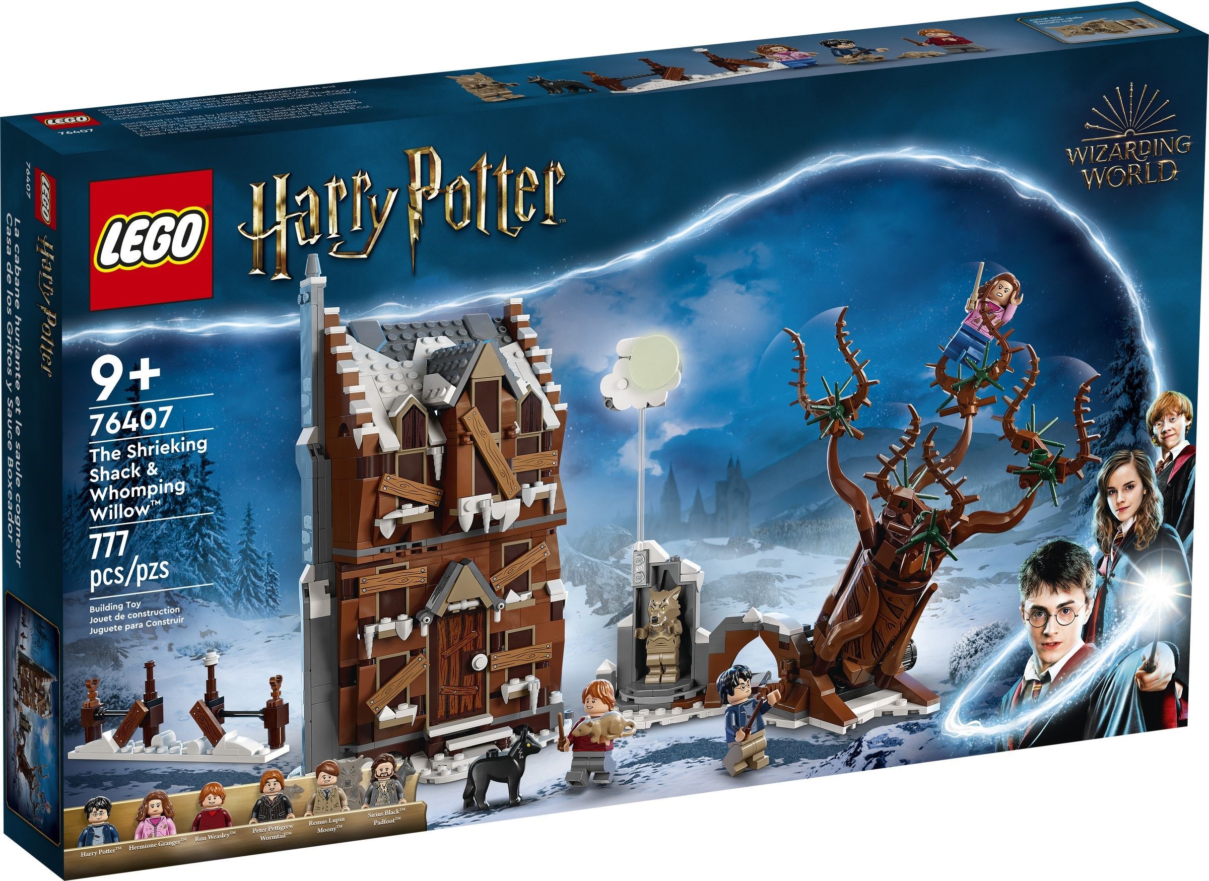 The Shrieking Shack & Whomping Willow 76407 - hình ảnh tổng thể bộ LEGO