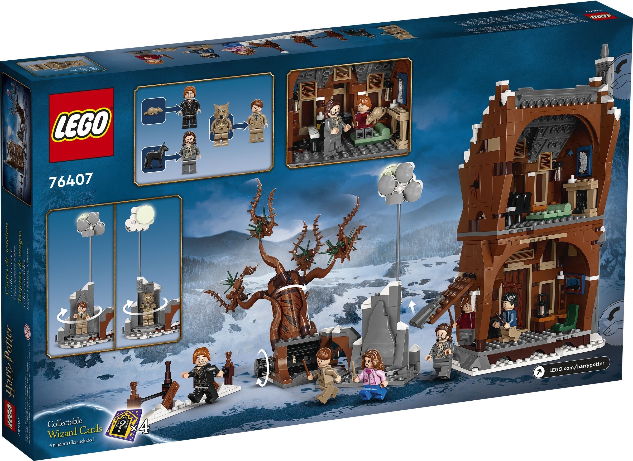 The Shrieking Shack & Whomping Willow 76407 - hình ảnh chi tiết bộ LEGO