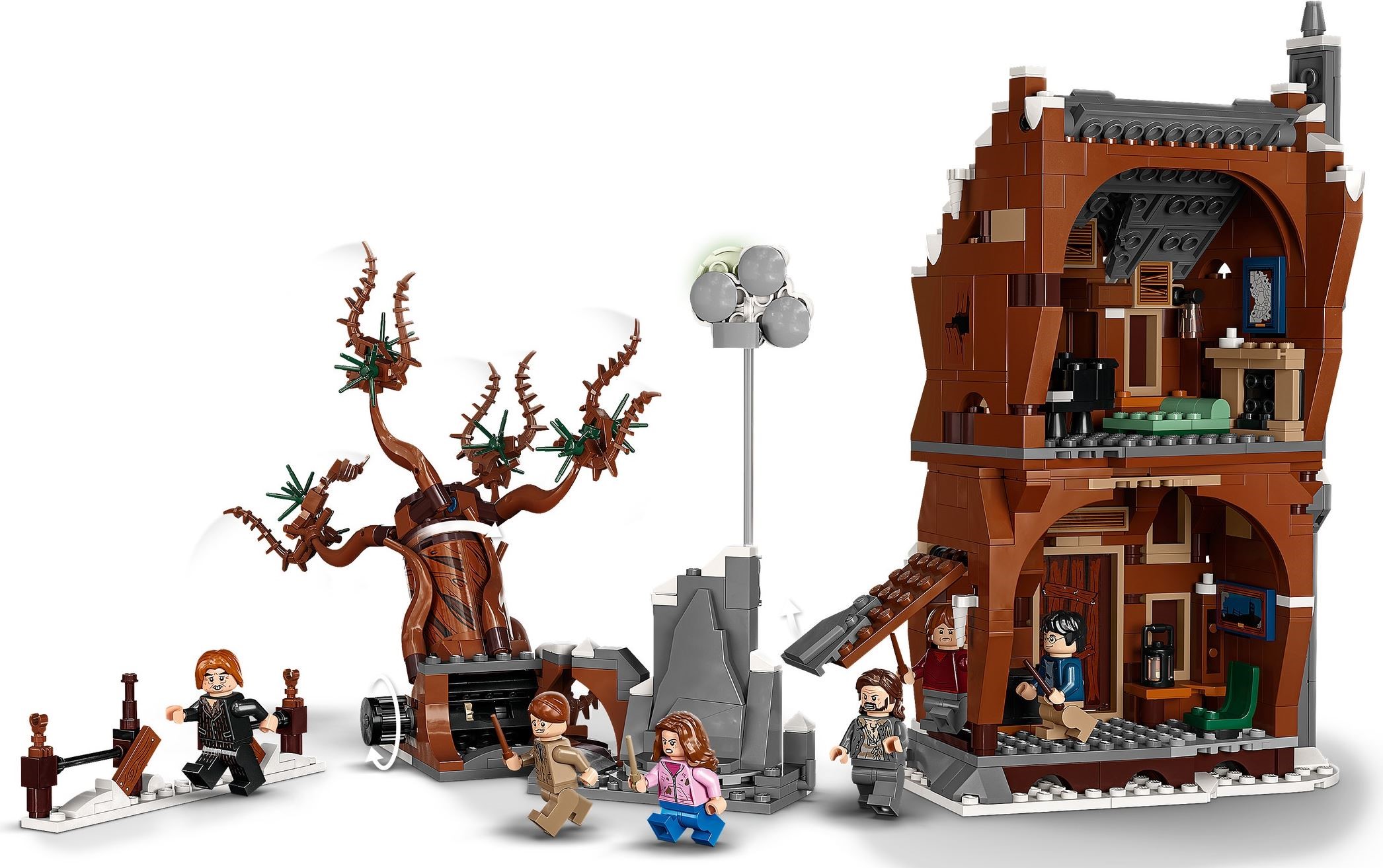 The Shrieking Shack & Whomping Willow 76407 - góc nhìn khác của bộ LEGO