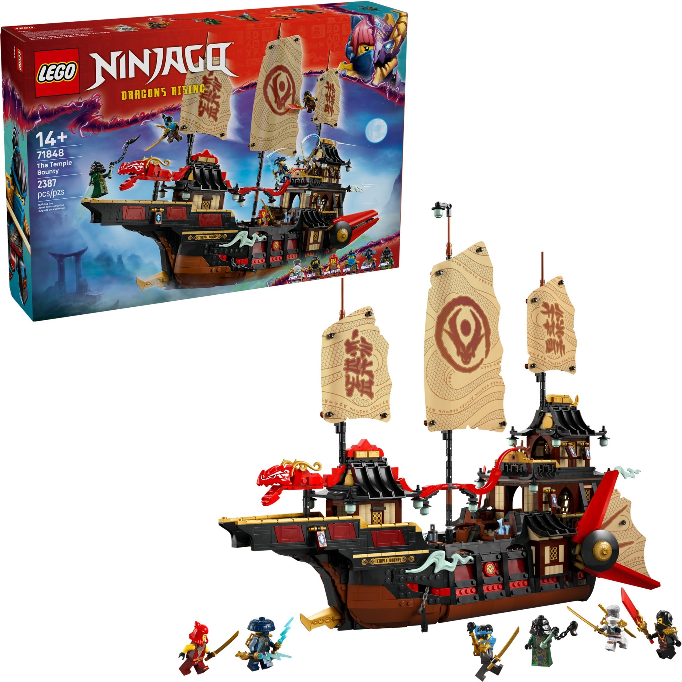 The Temple Bounty 71848 - hình ảnh tổng thể bộ LEGO