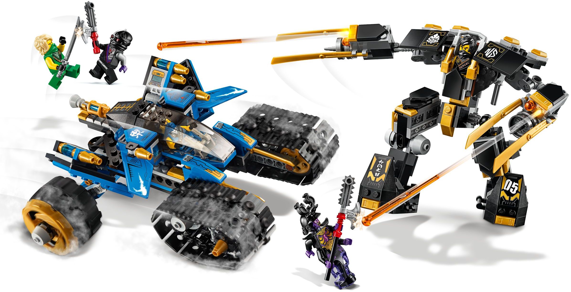 Thunder Raider 71699 - hình ảnh tổng thể bộ LEGO