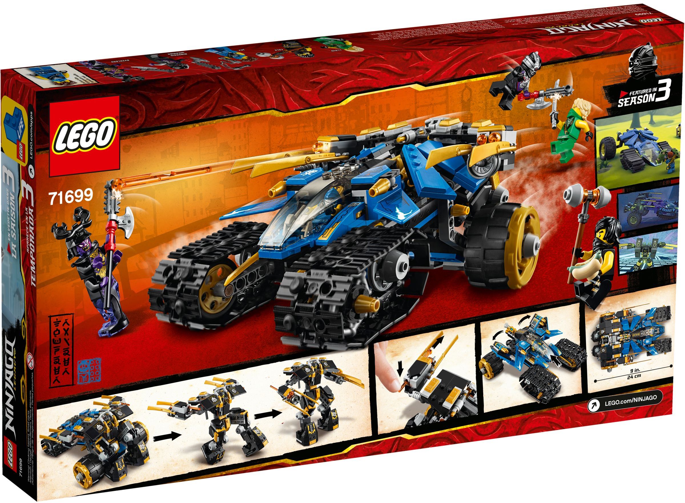 Thunder Raider 71699 - góc nhìn khác của bộ LEGO