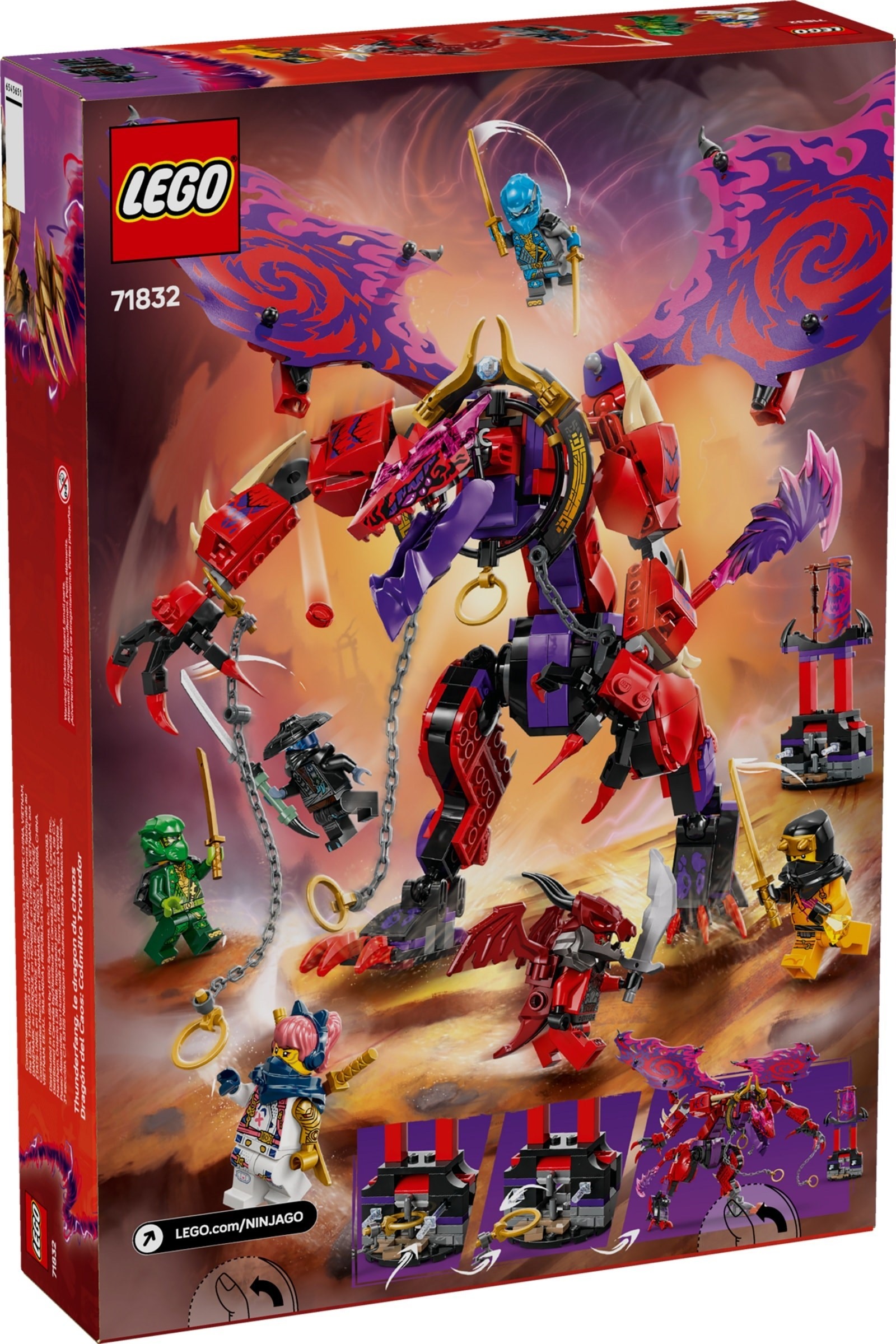 Thunderfang Dragon of Chaos 71832 - hình ảnh chi tiết bộ LEGO