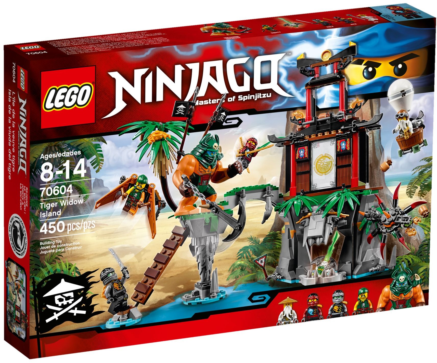 Tiger Widow Island 70604 - hình ảnh chi tiết bộ LEGO