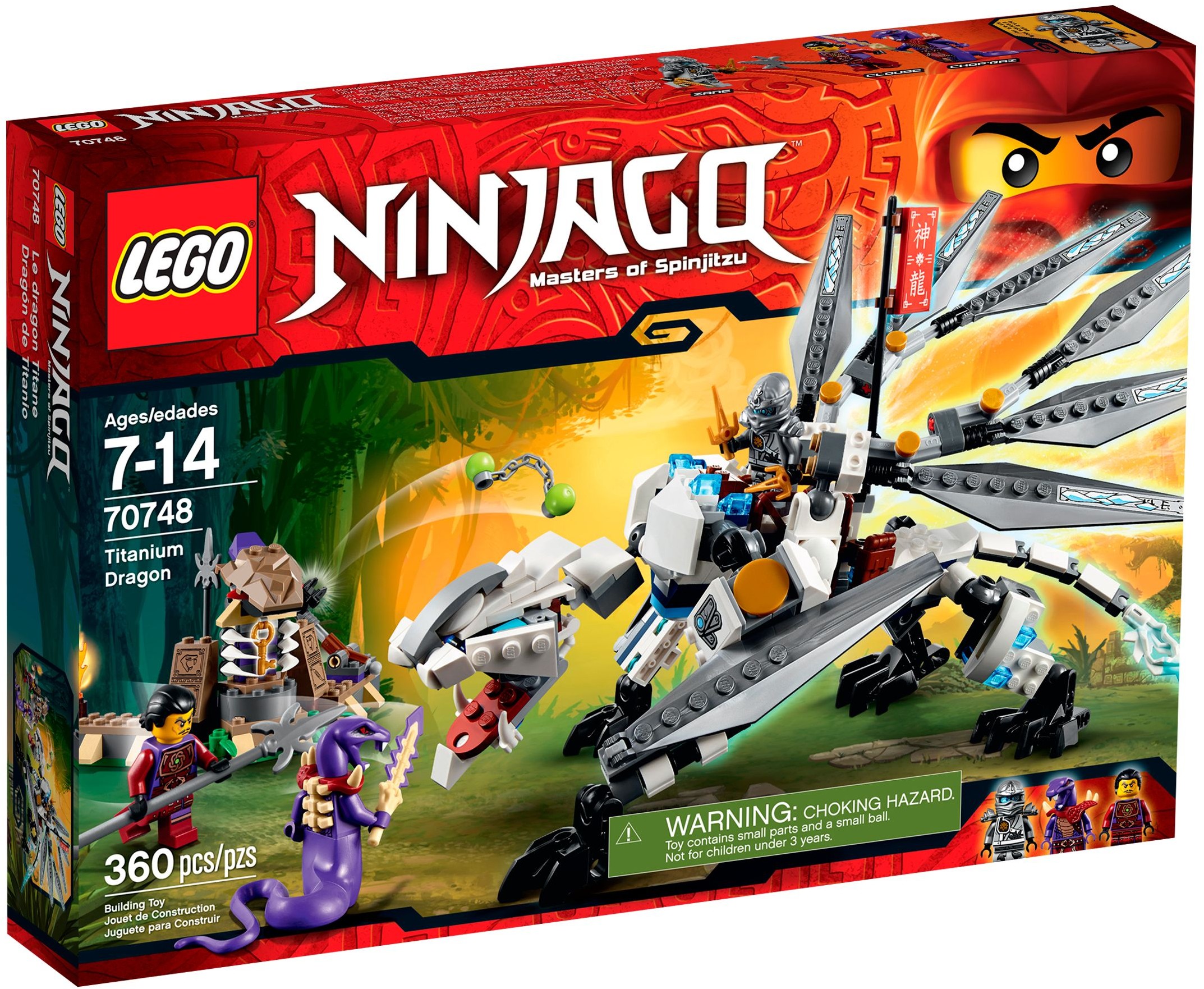 Titanium Dragon 70748 - hình ảnh tổng thể bộ LEGO
