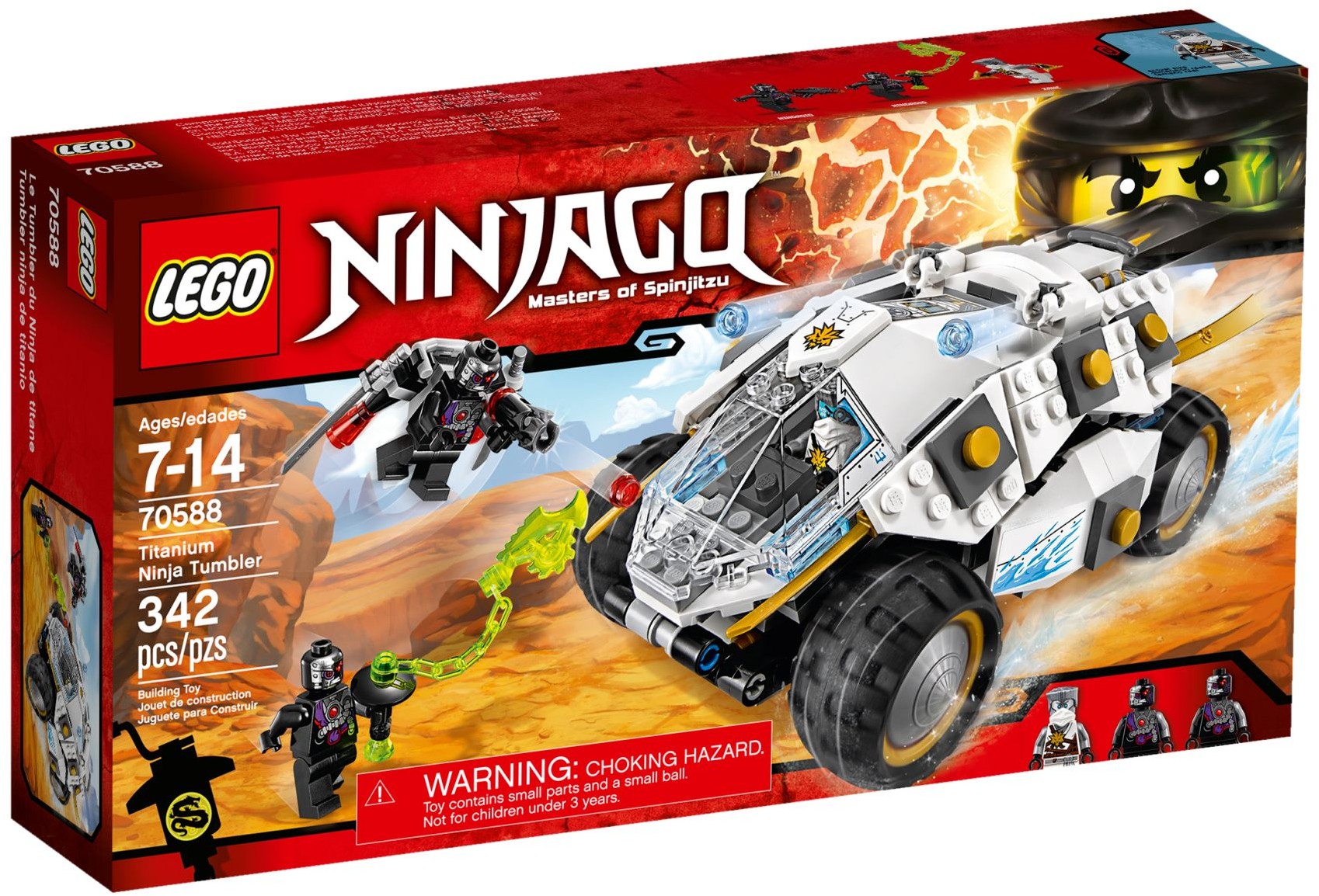 Titanium Ninja Tumbler 70588 - hình ảnh chi tiết bộ LEGO