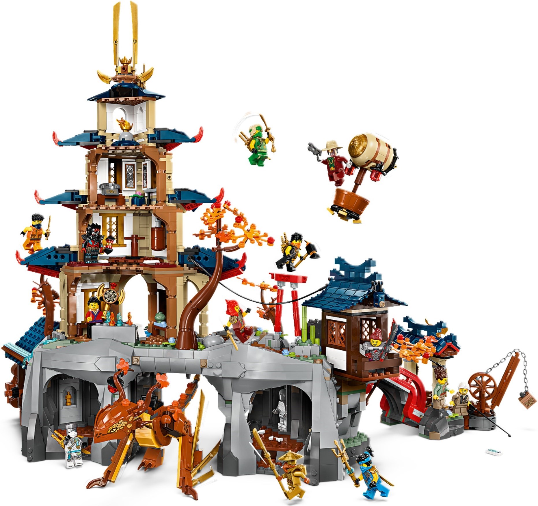 Tournament Temple City 71814 - góc nhìn khác của bộ LEGO
