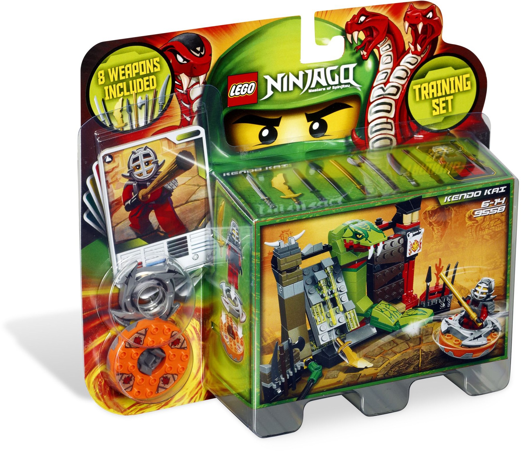 Training Set 9558 - hình ảnh tổng thể bộ LEGO