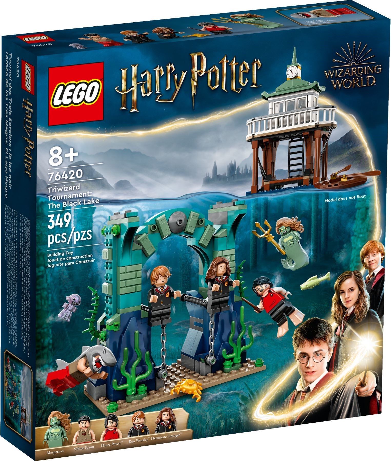 Triwizard Tournament: The Black Lake 76420 - hình ảnh tổng thể bộ LEGO