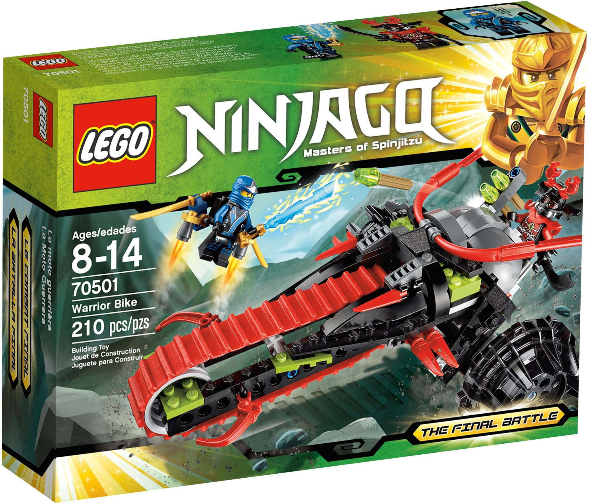Warrior Bike 70501 - hình ảnh tổng thể bộ LEGO