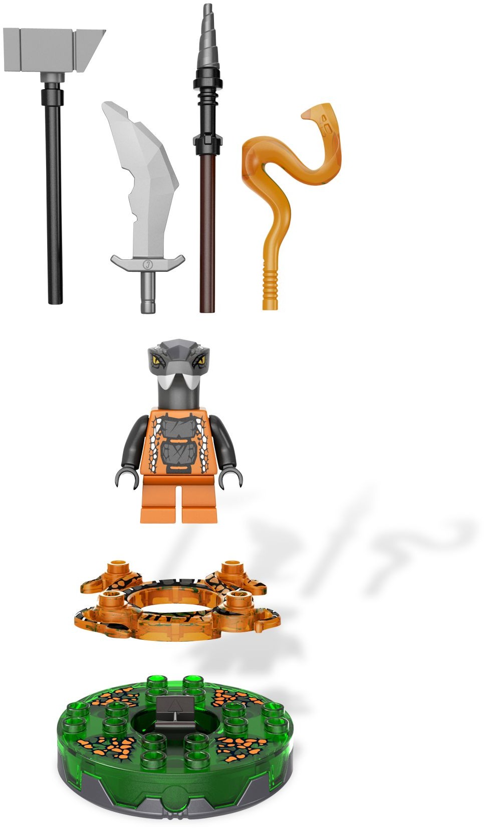 Weapon Pack 9591 - hình ảnh tổng thể bộ LEGO