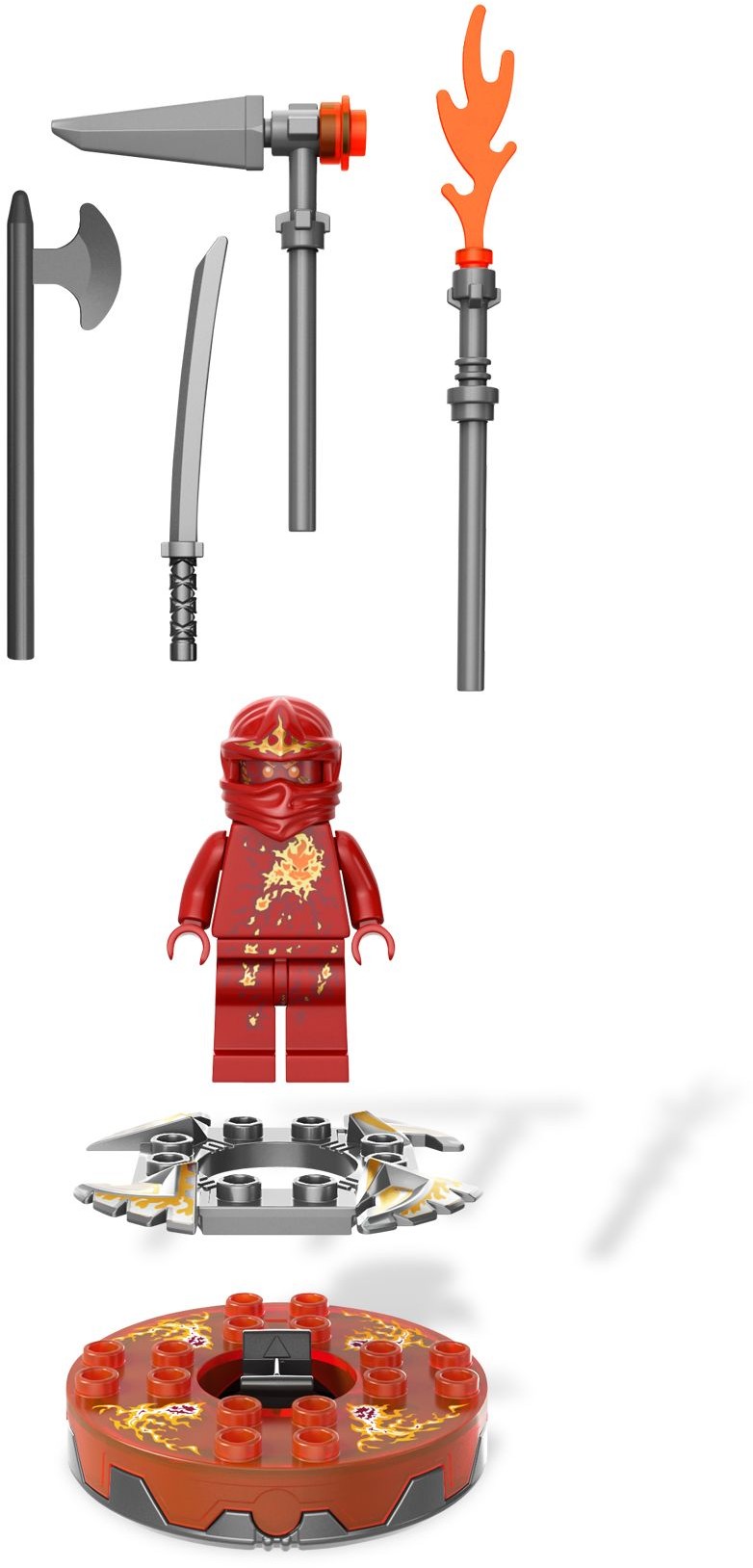 Weapon Pack 9591 - hình ảnh chi tiết bộ LEGO