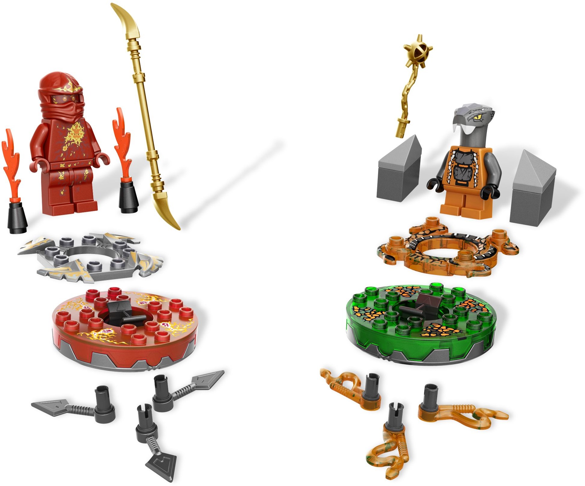 Weapon Pack 9591 - góc nhìn khác của bộ LEGO