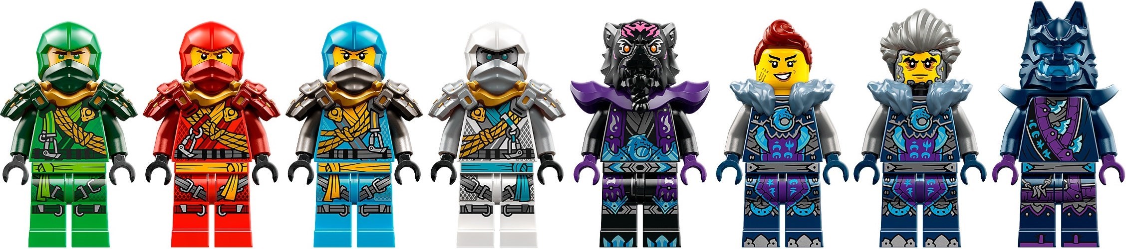 Wolf Mask Shadow Dojo 71813 - góc nhìn khác của bộ LEGO