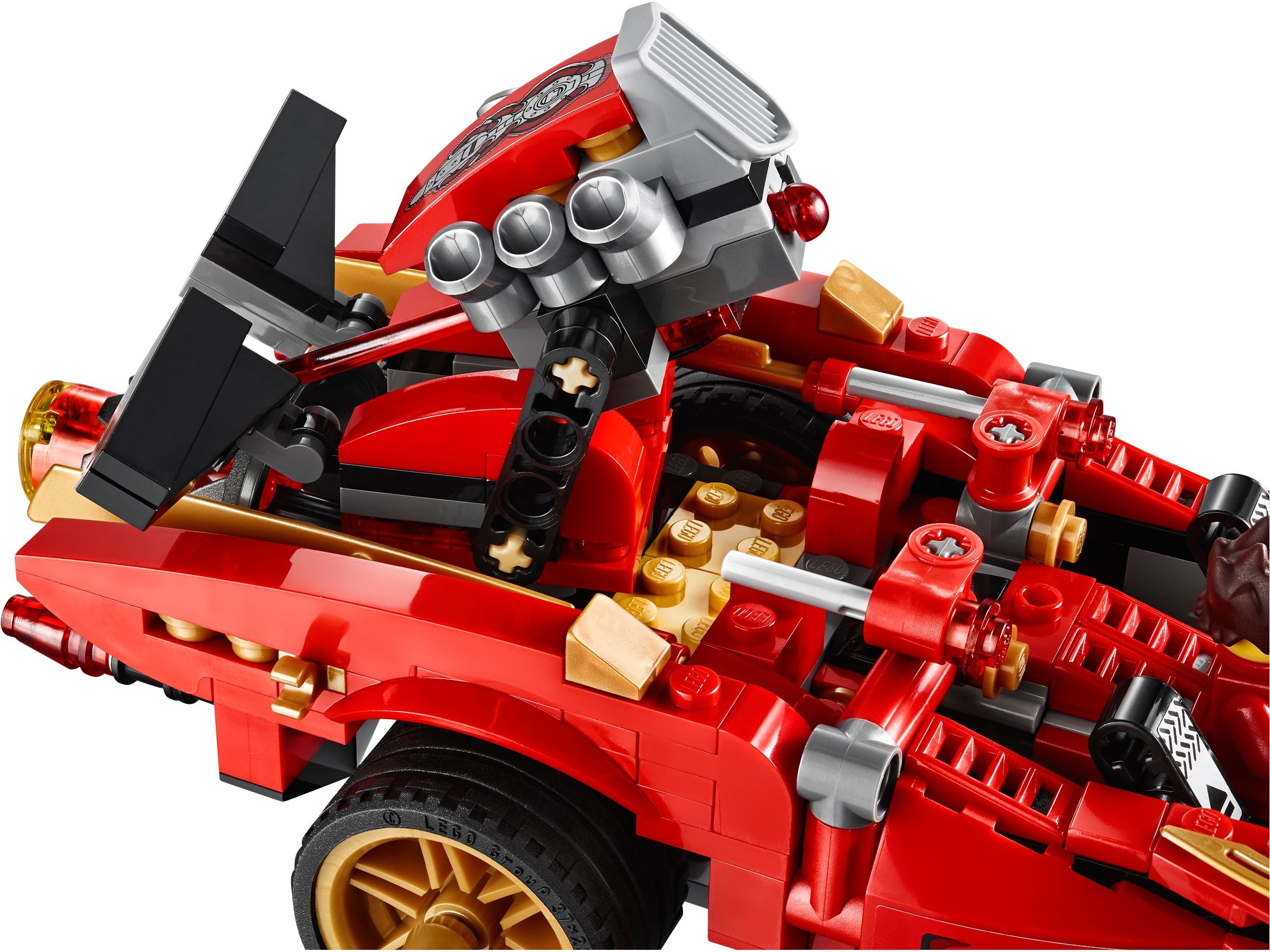 X-1 Ninja Charger 70727 - góc nhìn khác của bộ LEGO
