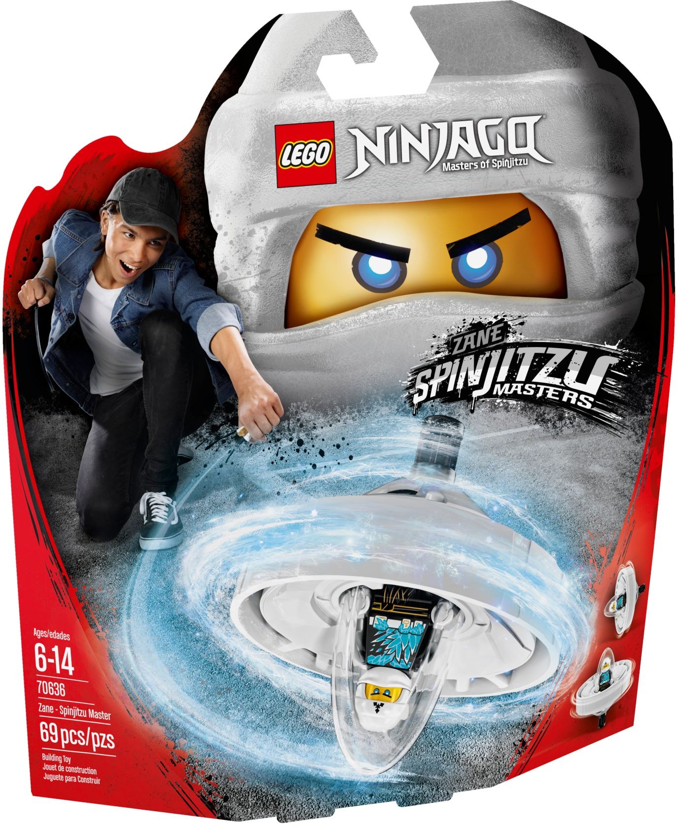Zane - Spinjitzu Master 70636 - hình ảnh tổng thể bộ LEGO