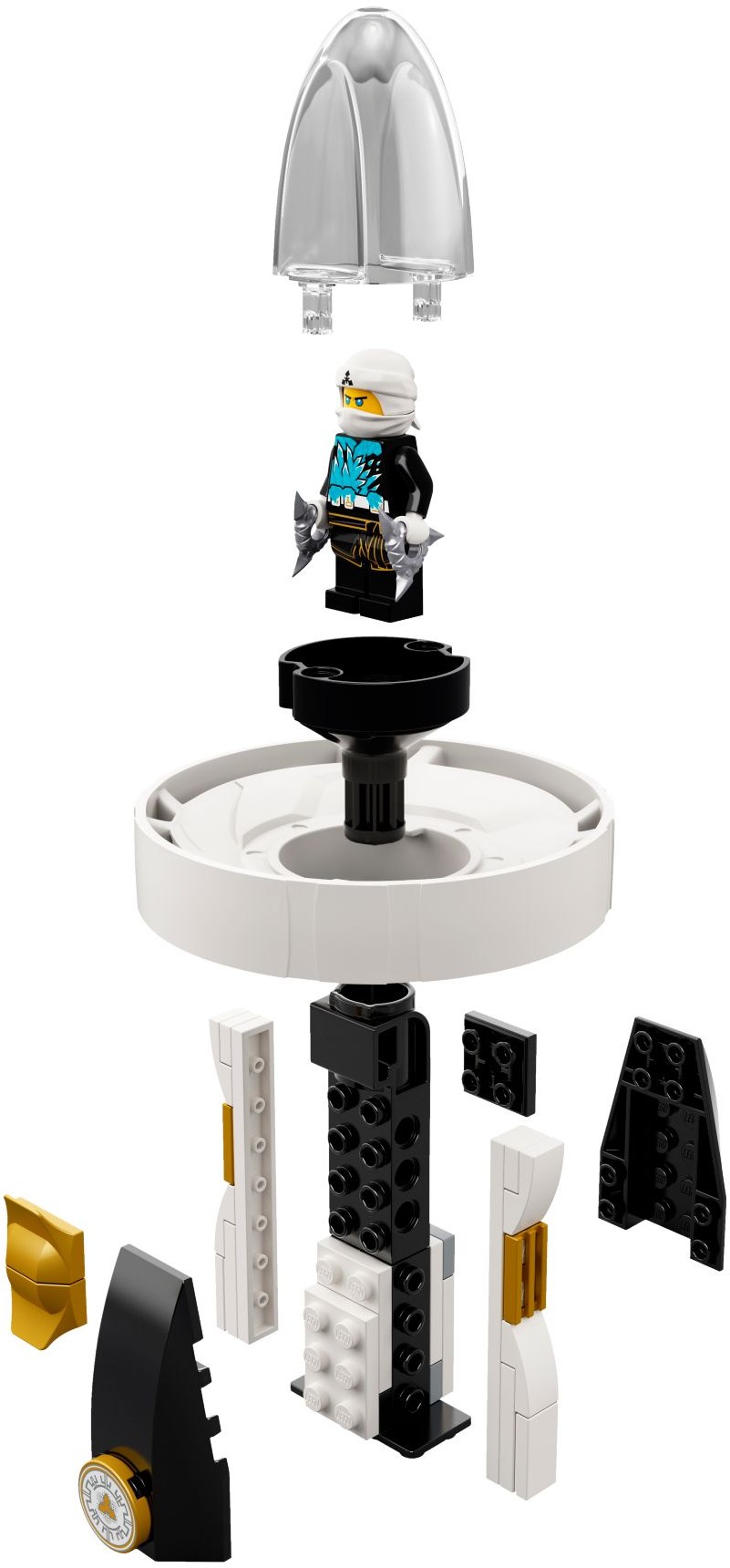 Zane - Spinjitzu Master 70636 - hình ảnh chi tiết bộ LEGO