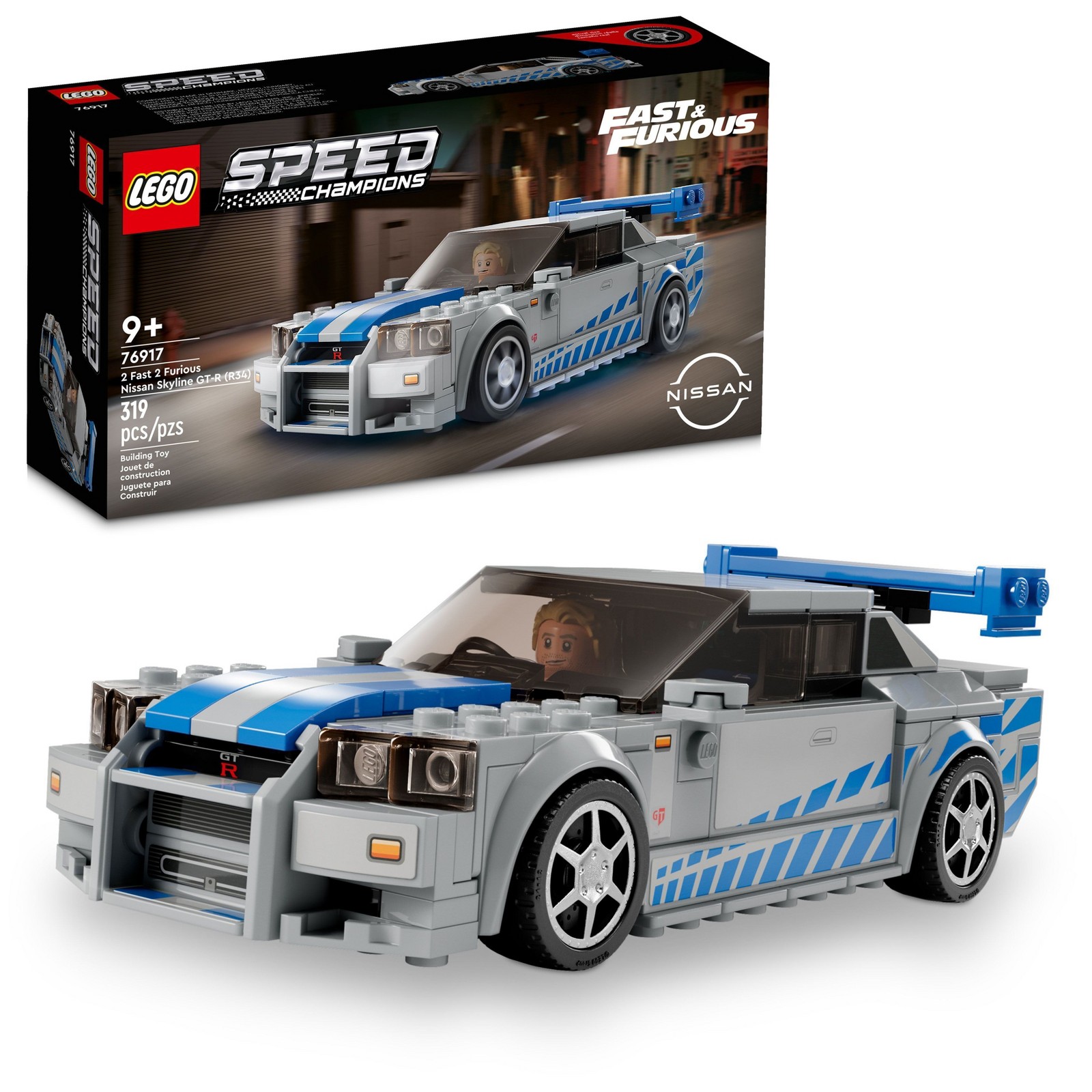 LEGO Speed Champions Nissan Skyline GT-R R34 76917 tổng thể