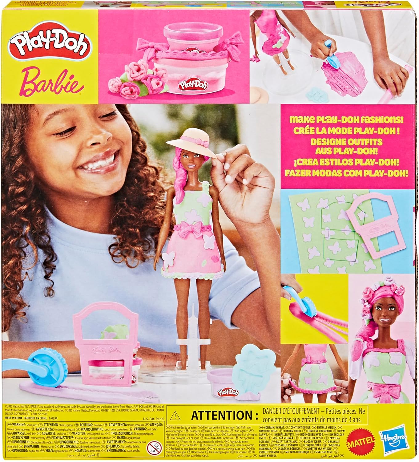Chi tiết Play-Doh Barbie Garden Party Set với chủ đề tiệc vườn