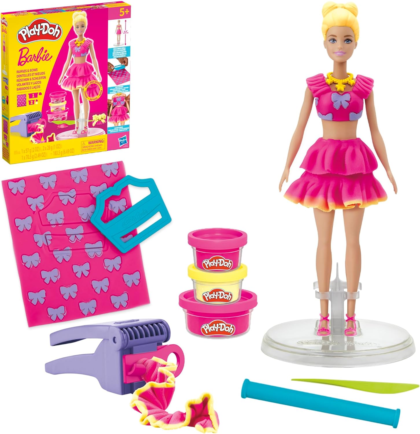 Play-Doh Barbie Ruffles And Bows Set hình ảnh tổng thể