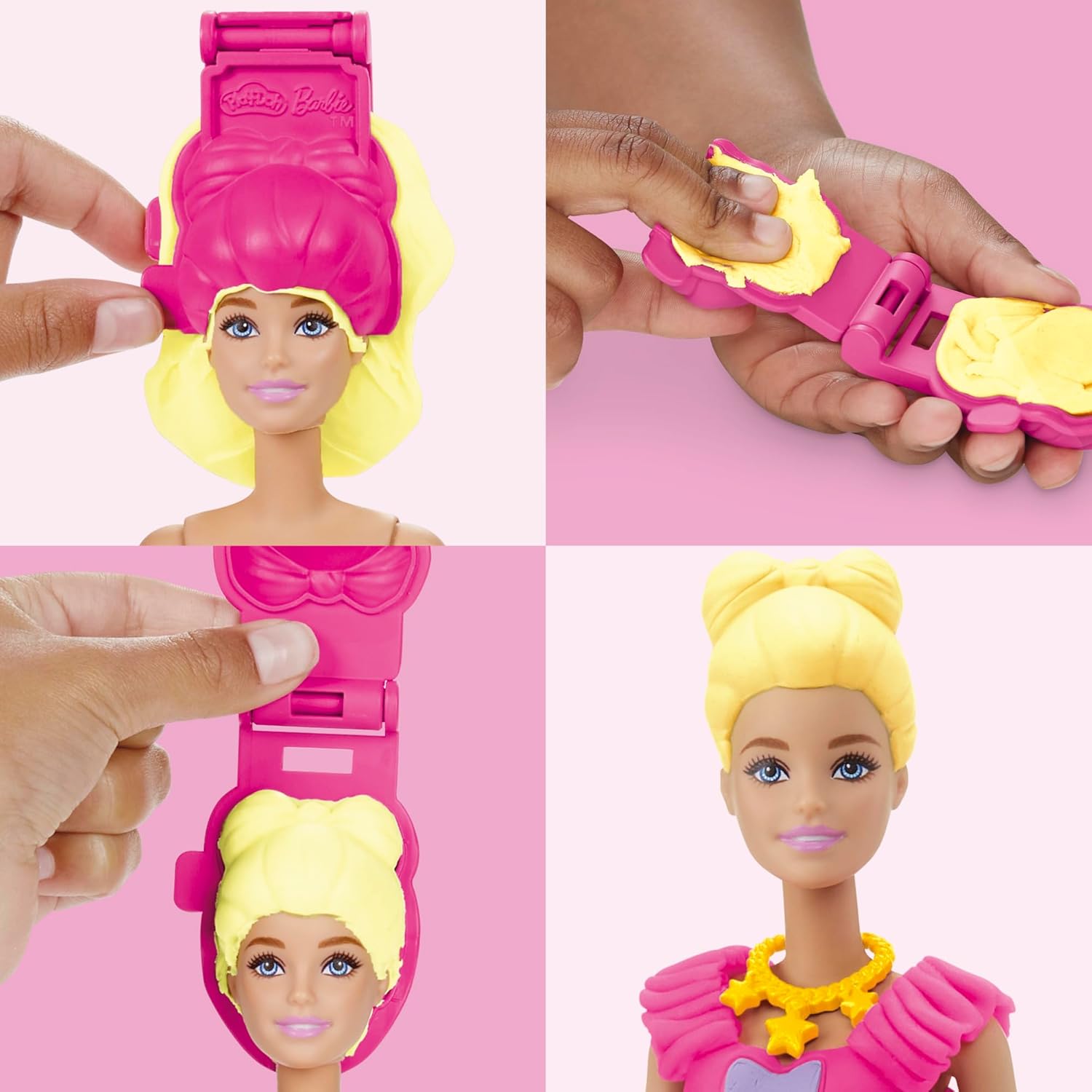 Play-Doh Barbie Ruffles And Bows Set ảnh sản phẩm góc khác