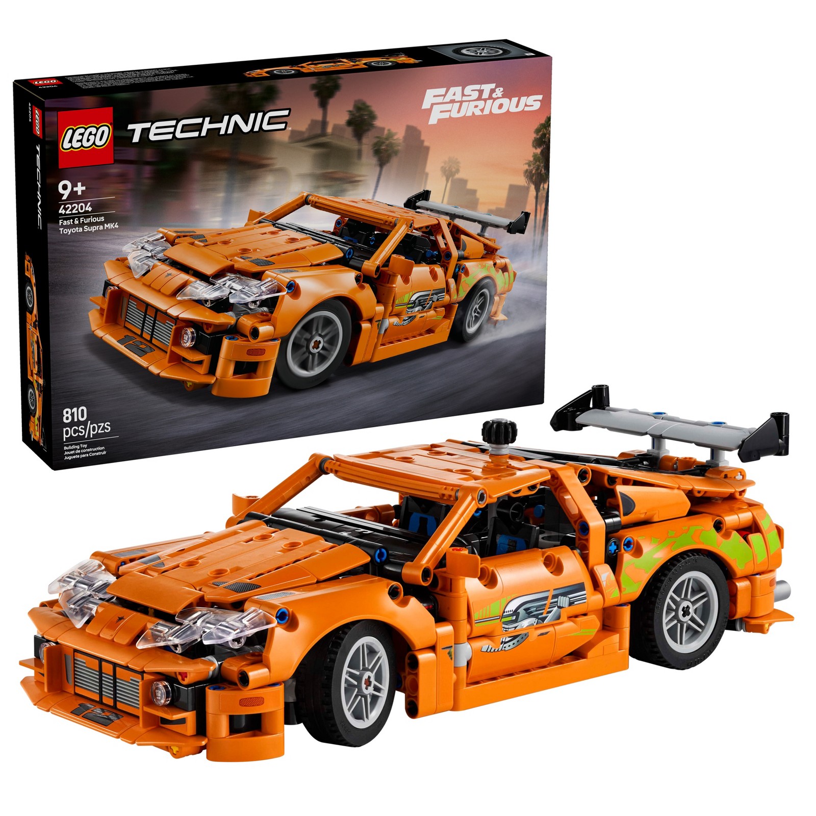 LEGO Technic Fast and Furious Toyota Supra MK4 42204 tổng thể