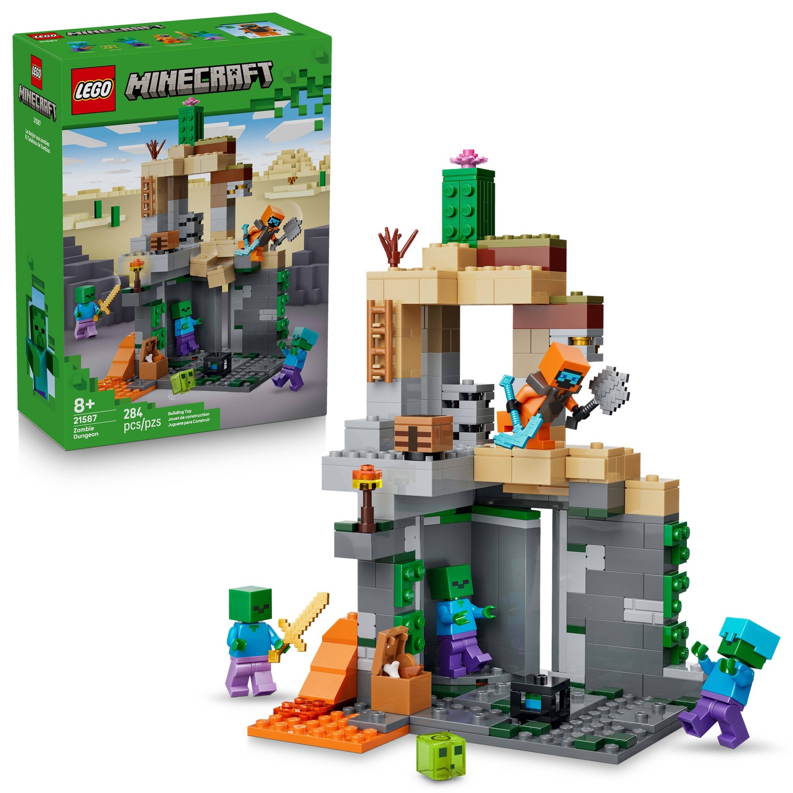 LEGO Minecraft Zombie Dungeon 21587 tổng thể